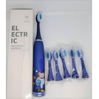 ราคา แปรงสีฟันไฟฟ้าสำหรับเด็ก แปรงสีฟันไฟฟ้าเด็ก แปรงสีฟันเด็ก ระบบสั่น 4โหมดอัจฉริยะ Sonic Cleaning ชาร์จUSB ฟรี5หัวแปรง สินค้าพร้อมส่งจากไทย (16066447607)