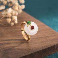 ราคา Her Lab Jewelry ใหม่2023แหวนทอง18K แบบย้อนยุคแหวนใบไผ่หยก Hetian Cloisonne แบบหัวเข็มขัดแหวนแฟชั่นแหวนหยกผู้หญิงบุคลิกภาพ (19768179695)