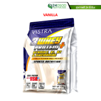 ราคา VISTRA 3WHEY PROTEIN PLUS วิสทร้า 3 เวย์โปรตีน พลัส รส VANILLA 525 g 15ซอง (7146264538)