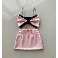 ราคา ชุดเซท เสื้อเกาะอกสายเดี่ยวโบว์ใหญ่ พร้อมกระโปรง (20348780879)