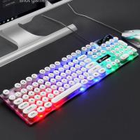 ราคา ปุ่มมัลติมีเดียไฟพื้นหลังคีย์บอร์ดเล่นเกม Almencla ไฟ Led สีรุ้ง Rgb ไฟพื้นหลังแสง (17545593164)