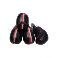 ราคา หัวเกียร์ ออโต้ Toyota ทำคาร์บอน TRD แดง คาดขาวแดง เย็บไขว้ (20502657151)