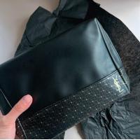 ราคา Good looking Free shipping Special counter gift YSL Saint Laurent black velvet lipstick storage bag portable makeup pouch MAY (19071098429)