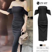 ราคา ZY HT EraVogue เดรสผู้หญิง เดรสสีดำ สีครีม เดรสปิดไหล่ เดรสไปงานแต่ง ชุดไปทะเล เดรสทำงาน เดรสออกงาน เดรสเซ็กซี่ เดรสเกาหลี ชุดออกงาน 5792 (15063682270)