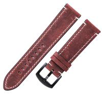 ราคา สายนาฬิกานาฬิกาหนัง18มม 20มม 22มม 24มม สายนาฬิกาข้อมือสำหรับ Seiko สายสายรัดข้อมือย้อนยุคแบบปลดเร็ว (18790097489)