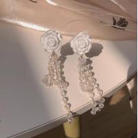 ราคา ต่างหูกุหลาบ ต่างหูคริสตัลกุหลาบแก้ว ต่างหูกุหลาบแก้ว ต่างหูคริสตัลระย้า ต่างหูดอกไม้ (20892089461)