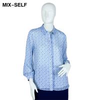 ราคา Mix Self เสื้อเบลาส์ปกเชิ้ต รุ่น FB94342 (9968277091)