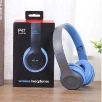 ราคา ของแท้ 100 หูฟังบลูทูธ P47 เสียงดี Wireless Bluetooth Stereo Headset หูฟังบลูธูทไร้สาย5 สีหูฟังบลูทูธ P47 เสียงดี Wireless Bluetooth Stereo Headset หูฟังบลูธูทไร้สาย Headphones (10453479307)
