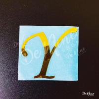 ราคา สติกเกอร์โลหะ สูง 2 5 5 ซม ตัวอักษรภาษาอังกฤษ ตัวใหญ่ A Z สติกเกอร์ตัวอักษร ตัวพิมพ์ใหญ่ (15211863548)