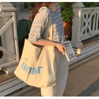 ราคา พร้อมส่งจากไทย กระเป๋า Tote Bag กระเป๋าผ้ามินิมอลสกรีนลาย กระเป๋าผ้าสกรีนแนวเกาหลีมินิมอล จุของได้เยอะ (20387751071)
