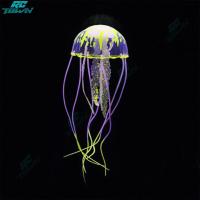 ราคา เครื่องประดับซิลิโคนแมงกะพรุนปลอมประดับตู้ปลาเทียมเรืองแสงสำหรับตกแต่งการจัดตู้ปลาตู้ปลา (18522224485)