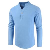 ราคา Lace Top Ancient Long Neck Plus Mens For Embroidery Sleeve Up Shirt Top Viking Size Clothing Men Shirt V (19805402079)