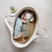 ราคา เปลนอนเด็กเด็กดูดีเปลเชือกทอฝ้ายตะกร้าใส่ของผ้าอ้อมเด็กHiasan Kamar เด็ก (20664461152)