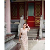 ราคา พร้อมส่งS 3XL JUNGKOOK A6 ชุดเดรส เดรสสีชมพู ชุดสีชมพู เดรสยาว เดรสออกงาน เดรสผู้หญิง เดรสแฟชั่น เดรสสาวอวบ เดรสเกาหลี เดรสฉลุ เดรสซีทรู (15818654242)