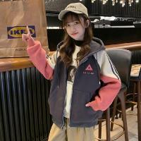 ราคา IQANGEL เด็กเบสบอลเครื่องแบบหญิงต่างประเทศ Cardigans เสื้ออบอุ่นแฟชั่นแจ็คเก็ต Cardigans และเสื้อกันหนาว (16533081489)