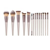 ราคา 10 ชิ้นแปรงแต่งหน้ามืออาชีพแชมเปญทองชุดเครื่องสำอางแป้งผสมรองพื้นอายแชโดว์คอนซีลเลอร์บลัชชุดแปรงแต่งหน้าเครื่องมือ (17542003774)