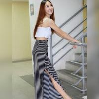 ราคา SpinnyHouse กางเกงผูก กางเกงผ่าข้าง กางเกงผูกผ่าข้าง กางเกงผูกเอว สีขาวล้วน กางเกงมัดเอว รุ่น กางเกงผูก P203B (19385098831)