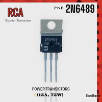 ราคา 2N6489 Silicon PNP POWER TRANSISTORS 15A 75W TO 220 ทรานซิสเตอร์ 1Pcs (18334308824)