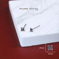 ราคา Silver 925 earring ต่างหูเงินแท้ 925 ต่างหูมินิมอล น่ารักๆ ต่างหูเงินแท้100 (4742596076)
