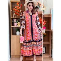 ราคา Best Seller ชุดโบฮีเมียนผญ เดรสผ่าหน้า เดรสแฟชั่นยาว สไตล์โบฮีเนี่ย เนื้อผ้าดี นิ่มใส่สบาย (20672276684)