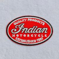 ราคา ตัวรีดติดเสื้อ อาร์มติดเสื้อ โลโก้ ตรา ยี่ห้อ อินเดี่ยน มอเตอร์ไซค์ Indian Motorcycle patch sticker สติ๊กเกอร์ ตีนตุ๊กแก อาร์ม ตัวรีด ปักติดเสื้อ ตกแต่งเสื้อผ้า (11708170113)