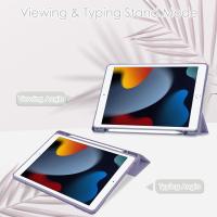 ราคา เคสฝาพับ ฝาหลังใส ไอแพด 10 2 8 9 พร้อมช่องเก็บปากกา Case tpu For iPad 10 2 8 9 Luxury Leather Case Smart With Pencil Holder (18858478215)