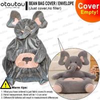 ราคา Dropshipping Baby Kids Cute Cartoon Bean Bag Sofa Chair Slipcover No Filler Children Fuffy Plush Gaming Chair Lazy Floor Seat (20182675214)