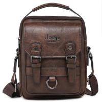 ราคา Jeep buluo กระเป๋าถือ หนังวัวแท้ ขนาดใหญ่ สําหรับผู้ชาย (21010444750)