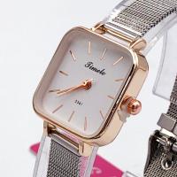 ราคา นาฬืกา TIMELE นาฬิกา ผู้หญิง นาฬิกาข้อมือ ผญ นาฬิกาทางการ หรูหรา สายนาฬิกา สแตนเลส แบบทัก ทรงสี่เหลี่ยม หน้าปัด 23 และ 21 มม (20584806469)