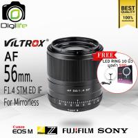 ราคา Viltrox Lens AF 56 mm F1 4 STM ED IF Auto Focus ฟรี LED Ring 10 นิ้ว รับประกันร้าน Digilife Thailand 1ปี (18835916601)