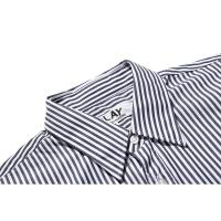 ราคา Comme Des Garcons Cdg Play เสื้อเชิ้ตผ้าฝ้ายแขนยาวลายทางแฟชั่นคู่รักเสื้อเชิ้ตลาย (16427250621)