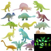 ราคา Lowest price Qearl 16ชิ้น เซ็ต Luminous noctilucent ไดโนเสาร์ของเล่นเรืองแสงในไดโนเสาร์มืด (20429231068)