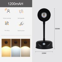 ราคา HANGDIAN จัดส่งฟรี ไฟติดผนังสายไฟในร่มแบบใหม่ไฟสปอร์ตไลท์ร่างกายประสาทสัมผัสอัจฉริยะ LED แบบชาร์จไฟได้ไฟส่องสว่างควบคุมจากระยะไกลและไฟภาพวาด (20673160242)