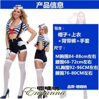 ราคา ฮัลโลวีนผู้ใหญ่ชายและหญิงกองทัพเรือชุดการแสดงบาร์ธีมปาร์ตี้ COS ชุดทหารเรือหญิงทรงจำชุดทหารเรือ (19483287175)