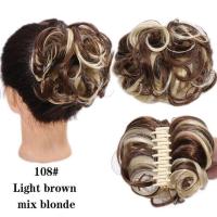 ราคา คลิปหนีบผมโดนัทสำหรับผู้หญิงขนมปังผมหยิกสั้นยุ่งวิกผมสังเคราะห์วิกผม (20823336194)