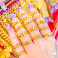 ราคา แหวนทองหนึ่งกรัม ลายโปร่งจิกเพชรคอนโดมเหลี่ยมรุ้งเกลียวรุ้งเหลี่ยมขนแมว คละลาย 96 5 น้ำหนัก 1 กรัม ทองแท้ RG100 2 (19851573578)