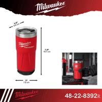 ราคา Milwaukee แก้วเก็บความเย็น Packout 48 22 8392R ขนาด 20 ออนซ์ สีแดง (21286917528)