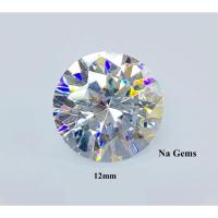 ราคา CZ เพชรรัสเซีย 4A สีขาว 10mm 16mm Cubic Zirconia CZ 4A White 10mm 16mm (8788903846)