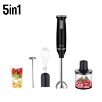 ราคา เครื่องปั่นแบบพกพา เครื่องปั่นมือถือ เครื่องผสมอาหาร ปั่นน้ำผลไม้ บดเนื้อ เครื่องตีไข่ 1000W เซ็ต5ชิ้น บดอาหาร ปั่นน้ำผลไม้ Simplexyz (17481069755)