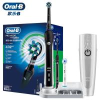 ราคา Oral B Pro4000 แปรงสีฟันไฟฟ้า 3D แปรงสีฟันไฟฟ้าอัลตร้าโซนิคสมาร์ทซีรีส์สำหรับผู้ใหญ่ที่มองเห็นได้มีกำลังไฟเซนเซอร์วัดความดัน4โหมดแปรงสีฟั (19561953382)