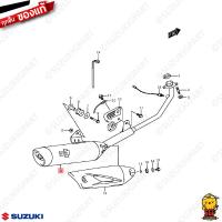 ราคา ท่อไอเสีย BODY MUFFLER แท้ Suzuki Shooter 115 Fi Smash 115 Fi (19779886004)