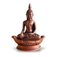 ราคา พระพุทธรูป พระเชียงแสน พระจิ๋ว พระเชียงแสนนั่งเรือ พระทรงเรือ ศิลปะอู่ทอง ขนาด 2 นิ้ว ตั้งหน้ารถ พกติดตัว (17276657654)