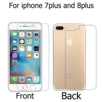 ราคา ฟิล์มมันเงาใส HD ด้านหน้าด้านหลัง 1คู่ ใหม่ สำหรับ Iphone 4 4G 4S 5G 5S 6 6S 7 8 Plus X XS XR ป้องกันหน้าจอ MAX (18347064006)
