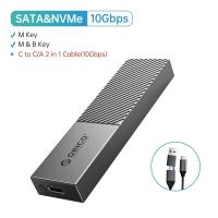 ราคา ORICO USB4 NVMe SSD Enclosure 40Gbps PCIe3 0x4อลูมิเนียม M 2 SSD Case ใช้งานร่วมกับ Thunderbolt 3 4 USB3 2 USB 3 1 3 0 Type C (16556262427)
