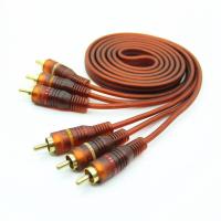 ราคา 1 5m 3m 5m 10m Gold Plated 3 RCA to 3 RCA AV Audio Video Cable Male to Male (13107142975)