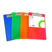 ราคา คลิปบอร์ดพลาสติก A5 คละสี ONE (13069144852)