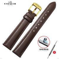 ราคา ใช้แทน สายนาฬิกา สายนาฬิกาหนังแท้ COACH สายนาฬิกาผู้หญิง boyfrien ชั้นบนสุดสายหนังวัว 12 มม 20 มม (18981536585)