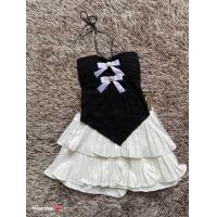 ราคา ชุดเช็ท 2 ชิ้น เกาะอก กระโปรงขนมชั้น ns (20716923056)