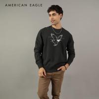 ราคา American Eagle Super Soft Icon Graphic Crew เสื้อยืด ผู้ชาย กราฟฟิค แขนยาว NMTS 019 2108 167 (20759906871)