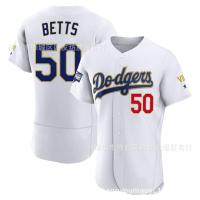 ราคา Dodgers 50 Blue City Edition Fans Embroidered Baseball Jersey MLB baseball Jersey (19349171702)